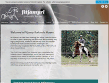 Tablet Screenshot of fitjamyri.com